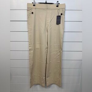 Vivienne Duvall Women’s Stretch Cream Pants NWT